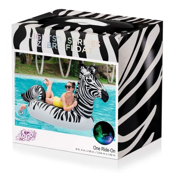 Bestway H2OGO Lights 'n Stripes Zebra Float - Image 16
