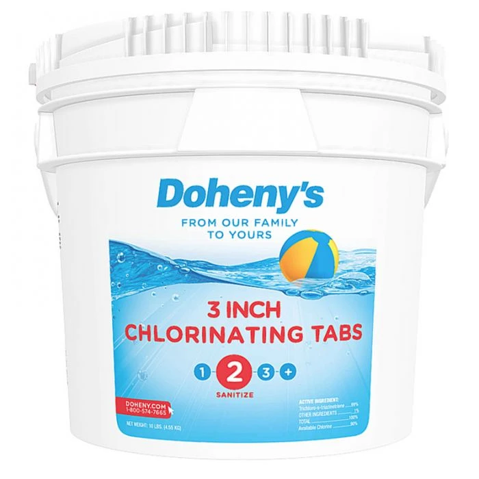 Doheny's 3 In Chlorine Tabs, 25 Lb