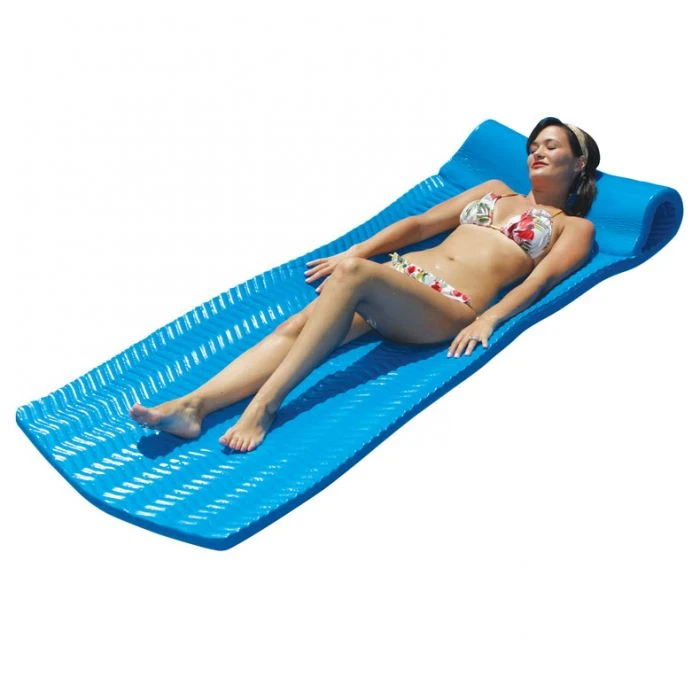 Doheny's Foam Float, 2-1/2 Inch Thick, Bahama Blue - Image 2