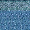 Swimline 16x32 Ft Flat Bottom 25 Gauge Rectangular Pool Liner, Indigo