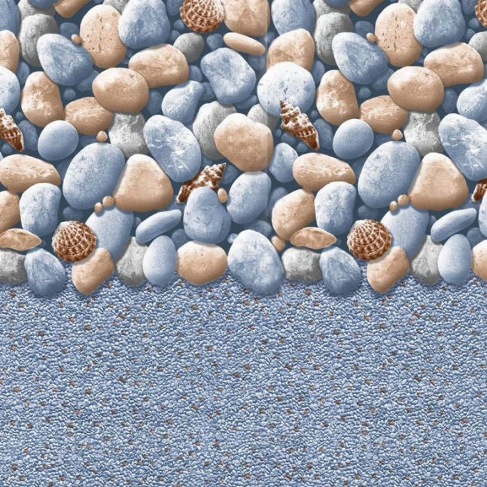 Swimline Overlap Pool Liner, 48-52 In Wall, 16 Ft Round, 25 Gauge, Rock Island - Image 2