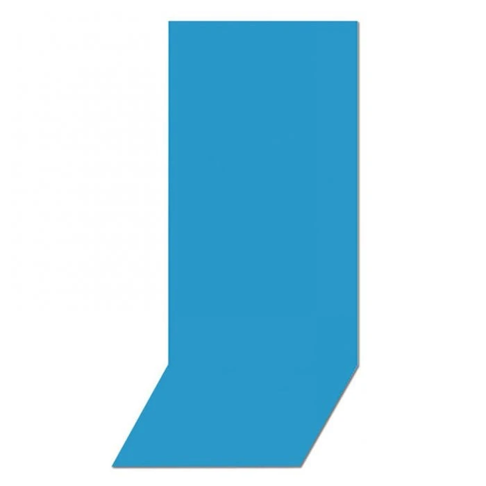 Swimline Beaded Pool Liner, 52 In Wall, 16x32 Ft Oval, 20 Gauge, Solid Blue