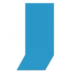 Swimline Overlap Pool Liner, 48-52 In Wall, 21x41 Ft Oval, 20 Gauge, Solid Blue